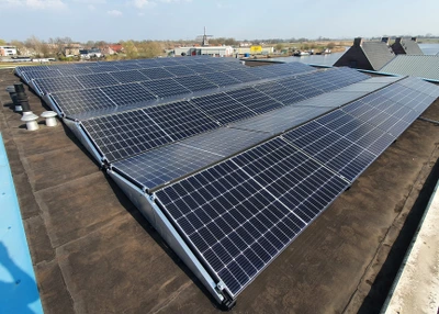 zonnepanelen plat dak