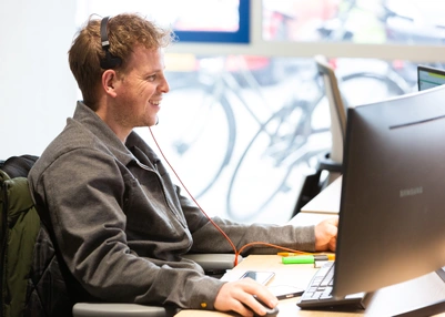 Leon van het serviceteam - Dijkman