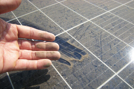 Vuile zonnepanelen